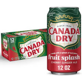 Canada Dry Fruit Splash Soda - 12pk/12 Fl Oz Cans - soda